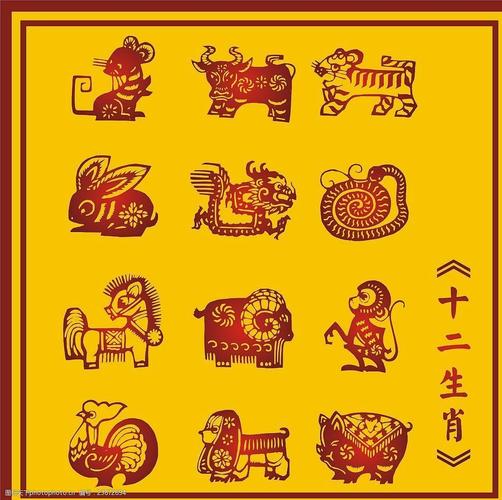 中国古典十二生肖图图片-图行天下图库