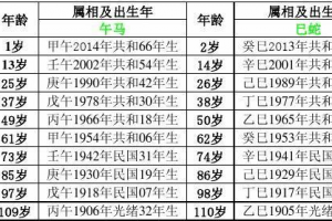 属马是那年出生的(马年到现在是多少年了)