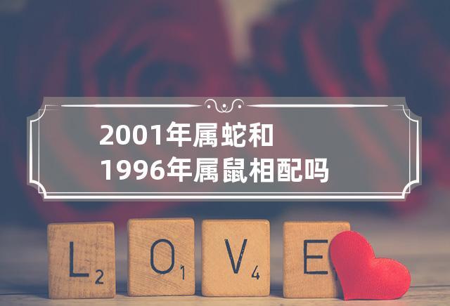 2001年属蛇和1996年属鼠相配吗 96年属鼠和01年属蛇属相配吗