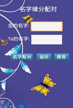 姓名配对测试两人关系爱情结果,姓名配对测试