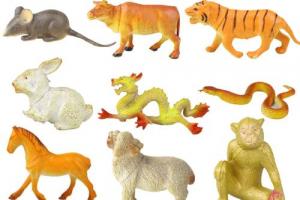 仿真动物模型玩具十二生肖玩具 12生肖儿童认知动物