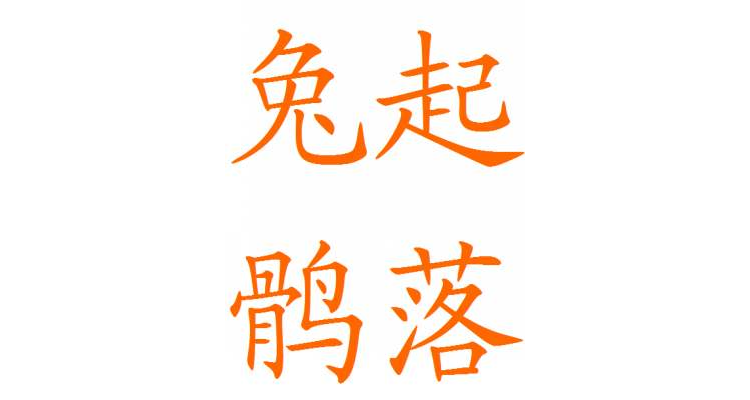 p>兔起鹘落,汉语成语,拼音:tù qǐ hú luò,意思是指动作非常敏捷