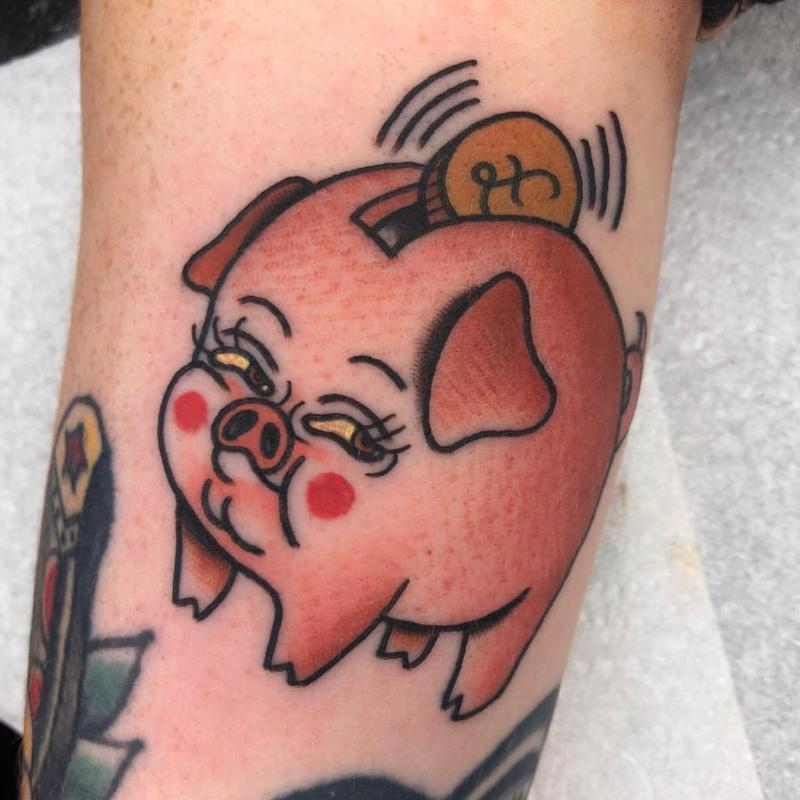 猪年纹身素材来一波 特别适合属猪的朋友哦_彩妆_美妆